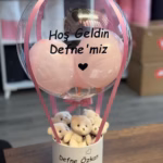 Hoşgeldin Kız Bebek Balon Kutusu