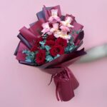 Blush Red Gül Buketi